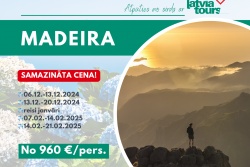 Atlantijas pērle MADEIRA! Latvia Tours